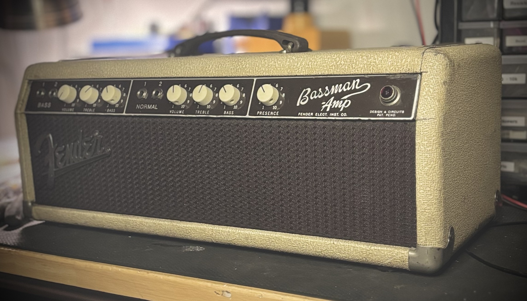 1961 Bassman Blonde amplifier