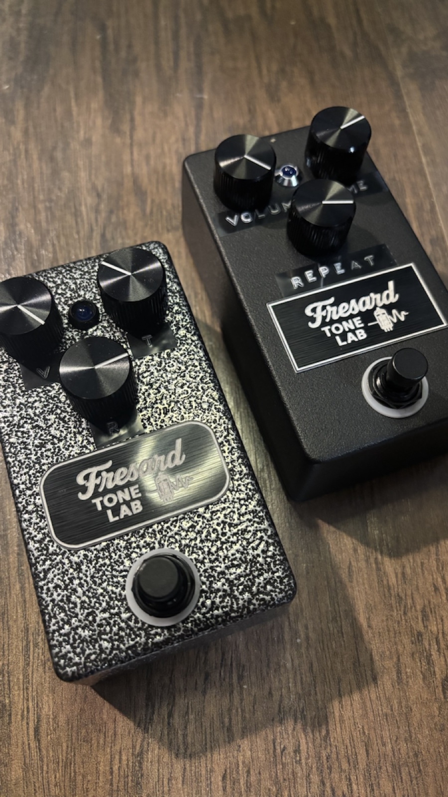 Two Fresard Tone Lab delay pedals
