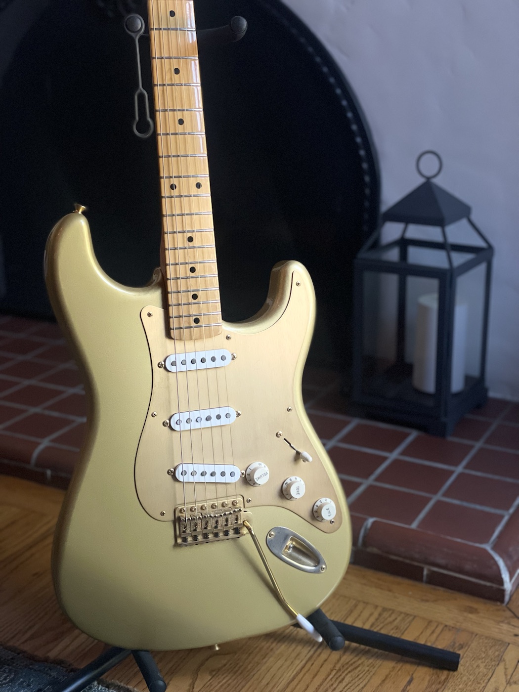 Gold Stratocaster